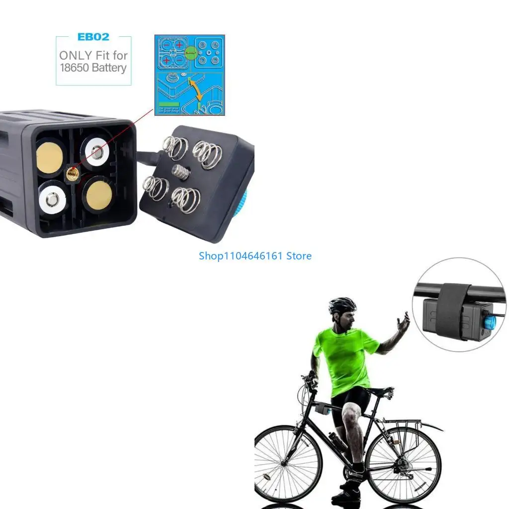 

18650 аккумулятор для велосипедных фонарей с 2 ​​портами и индикаторами питания