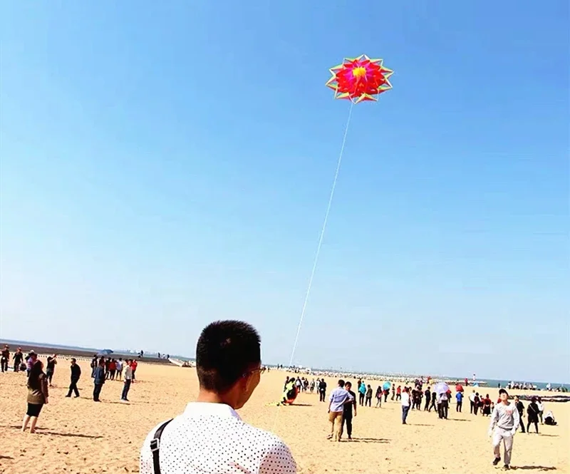 Frete grátis pipas de flores 3d voando para adultos máquina de pipa automática volantines o cometas papalotes cometas grandes windsurf