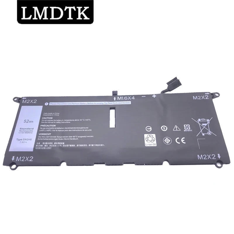 

LMDTK Новый DXGH8 Аккумулятор для ноутбука Dell XPS 13 9370 2018 серии 9380 2019 H754V G8VCF 0H754V 13-9370-D1605G