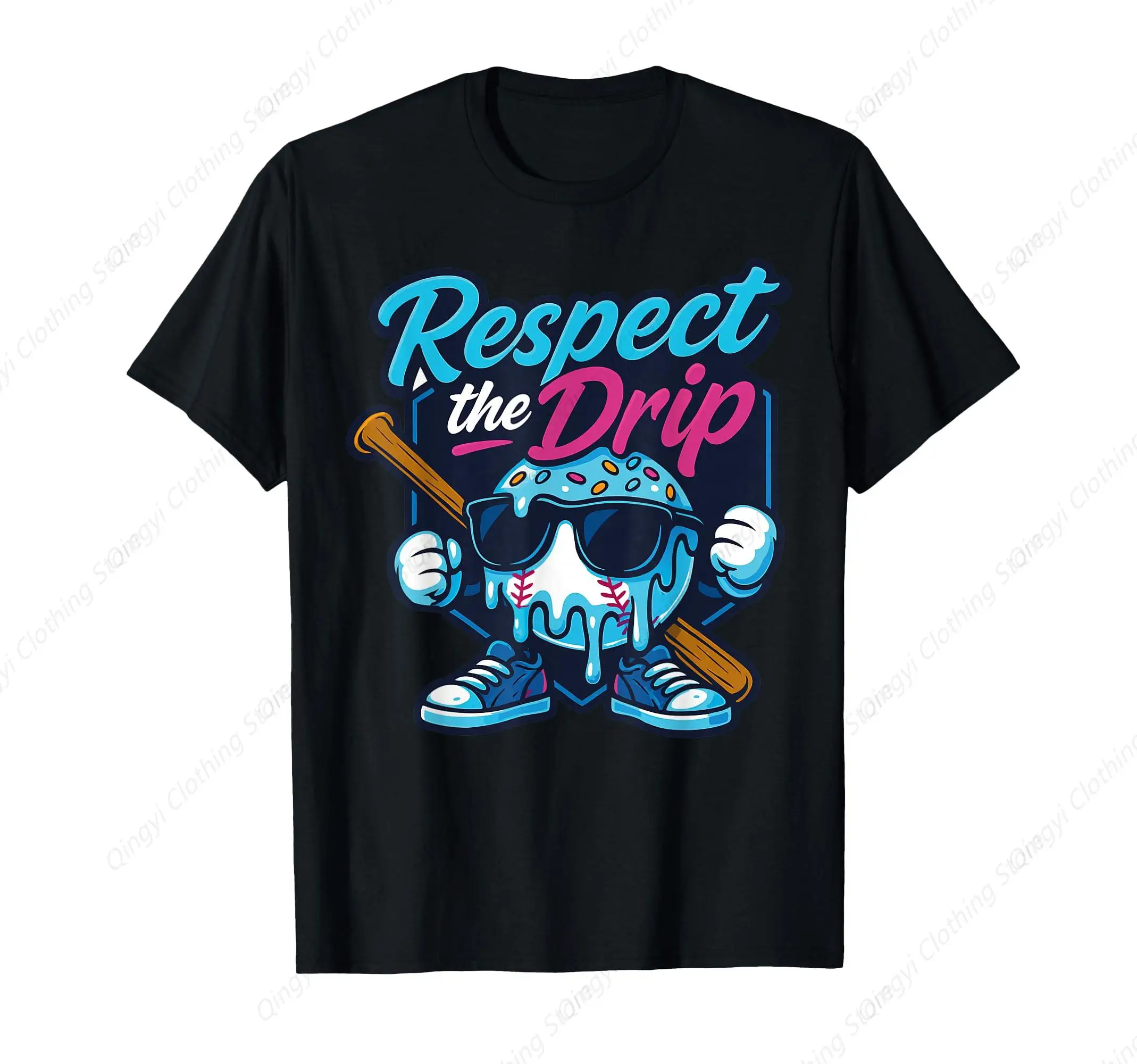 

Baseball Lifestyle Apparel Youth Baseball Drip Icecream T-Shirt