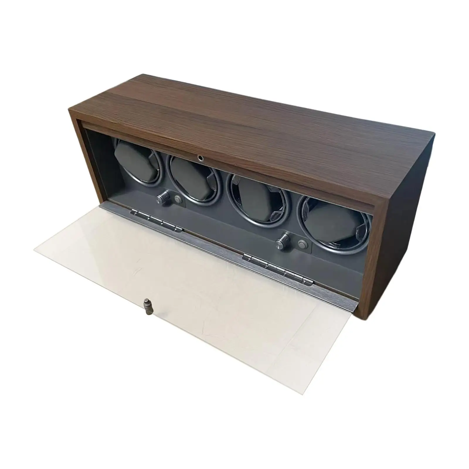 

Watch Winder Box Mechanical Rotating Box with Ambient Light Wooden Watch Box