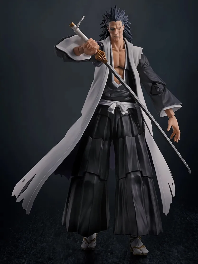 

100% Original Bandai Sh Figuarts Shf Bleach Zaraki Kenpachi Action Figures Anime Model Toys Figura Collectible In Stock