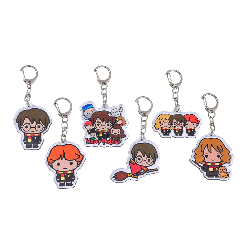 

Anime Cartoon Movie Character Acrylic Keychain Aesthetic Bag Keyring Creative Souvenir Gift for Guests New Collectible