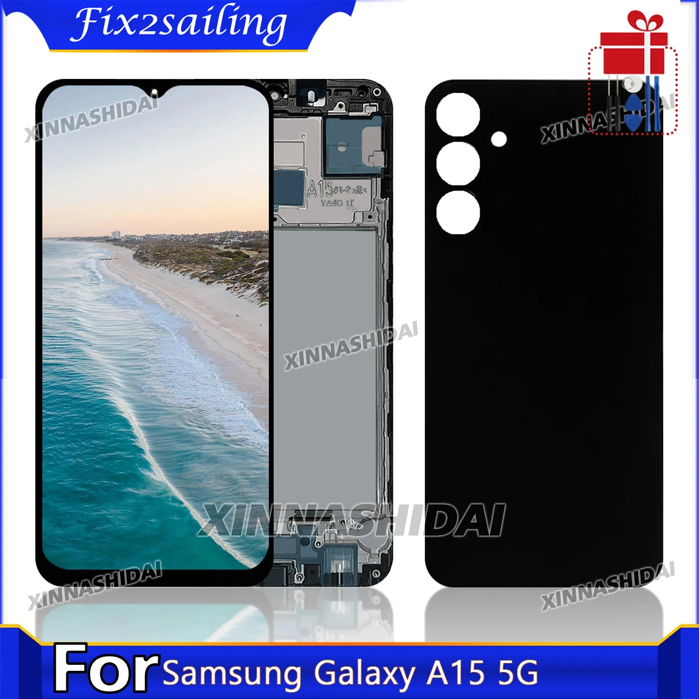 Tela LCD TFT para Samsung Galaxy A15 5G com Digitalizador Touch Screen - Peça de Reposição para Samsung A15 5G A156 A155