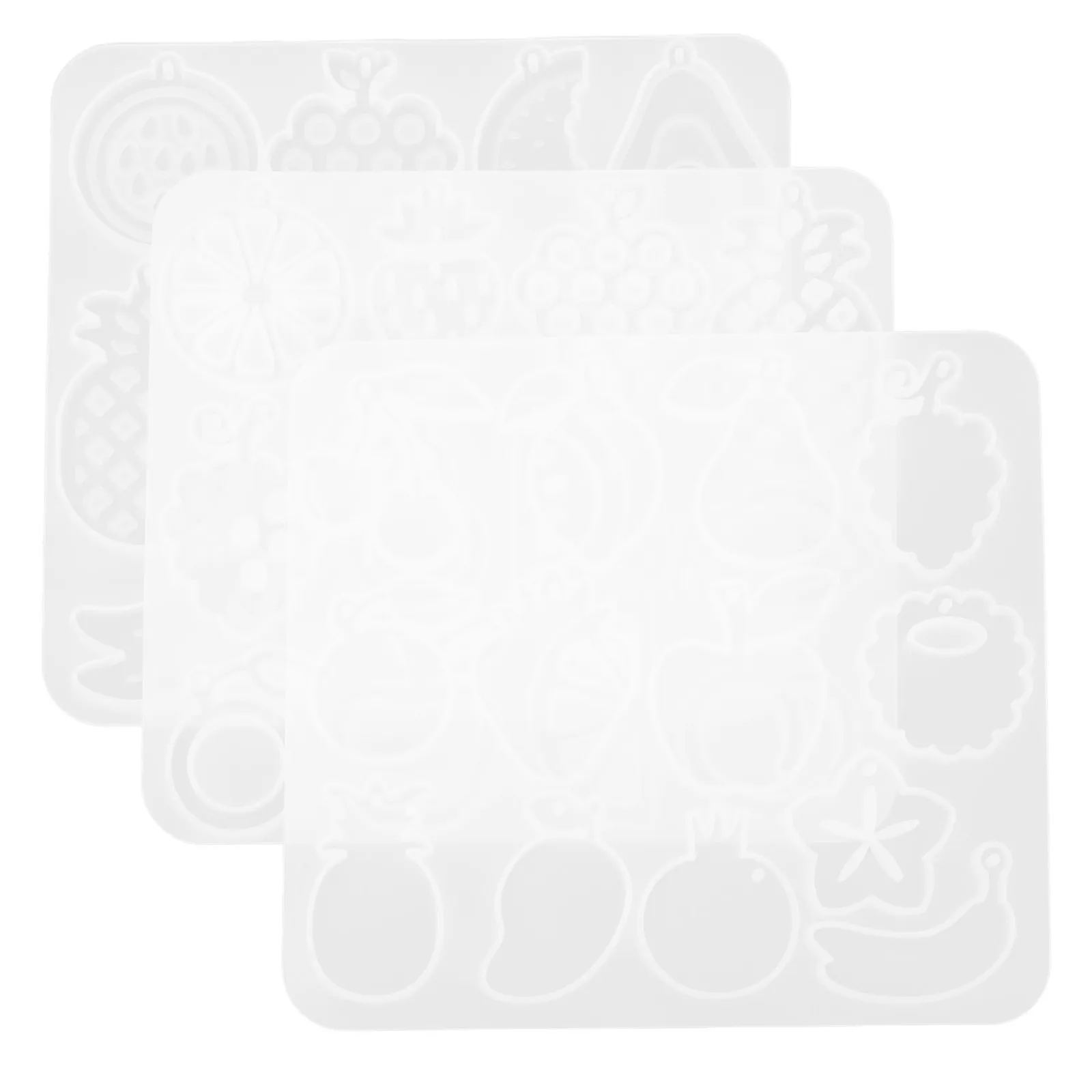 

3 комплекта силиконовых форм для серег и подвесок, гибкие формы для изготовления украшений, формы для рукоделия из смолы, DIY-формы для серег и шармов, силиконовые формы для ювелирных изделий