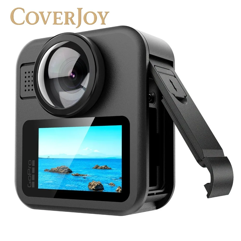 

CoverJoy Replacement Battery Door for GoPro MAX 2 with Type C Charging Port Rainproof Water Resistant Side Cover Case