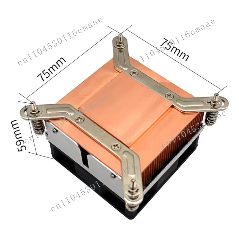 LGA 1150 1156 Chassis Server Aluminum Radiator 1u Central Processor Lga 1511 Cooler 2u Copper Radiator