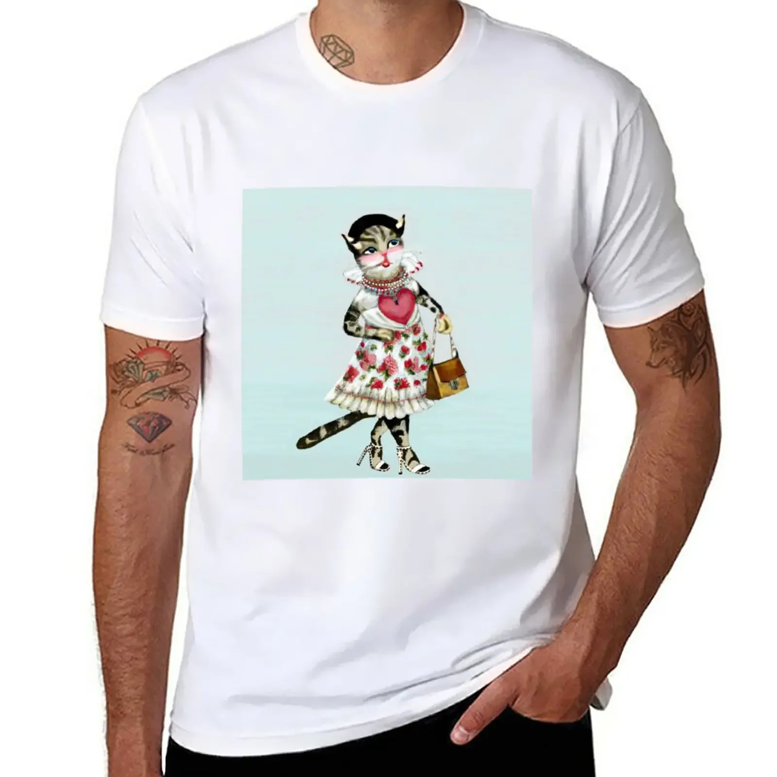 

New Fashionable Bengal Cat T-Shirt Short sleeve Short t-shirt T-shirt for a boy boys t shirts t shirt men