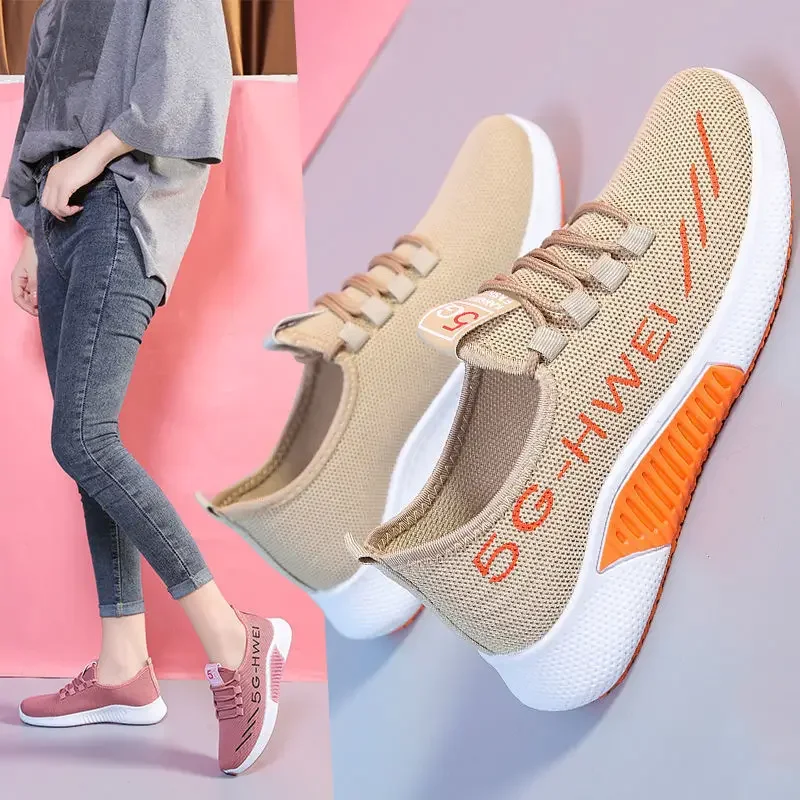 Flat Comfortable Fashion Sneakers Female Lightweight Shoes Slip-on Super Light Casual Woman Vulcanize Shoes Women Cloth