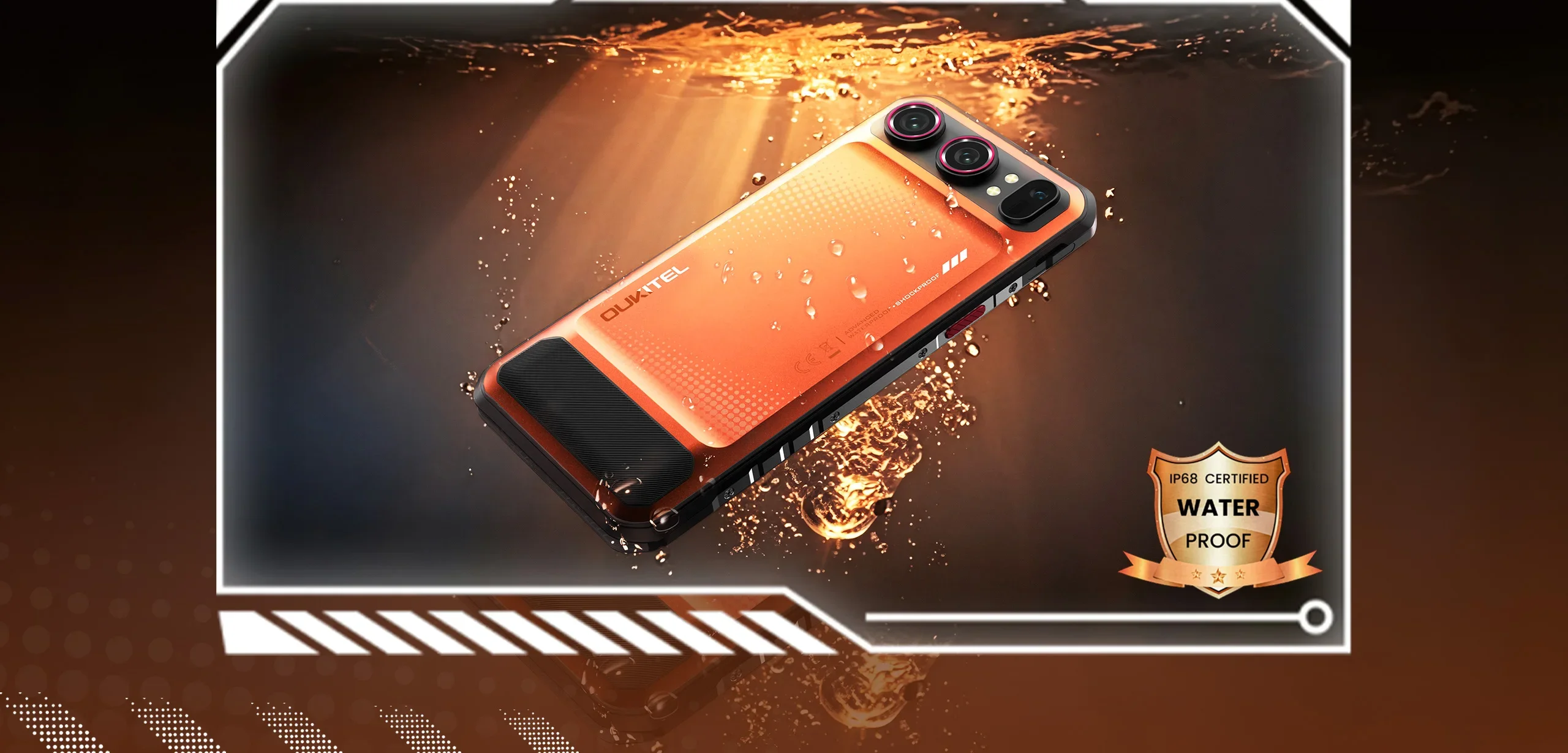 [Shipping From Poland] OUKITEL WP68 Air 5G  Android 16.0 Rugged Smartphone 8000mAh Battery 45W 36GB(12+24) RAM 512GB ROM  Fast Charging 6.88" 120Hz Display Dimensity 7025 64MP Camera NFC