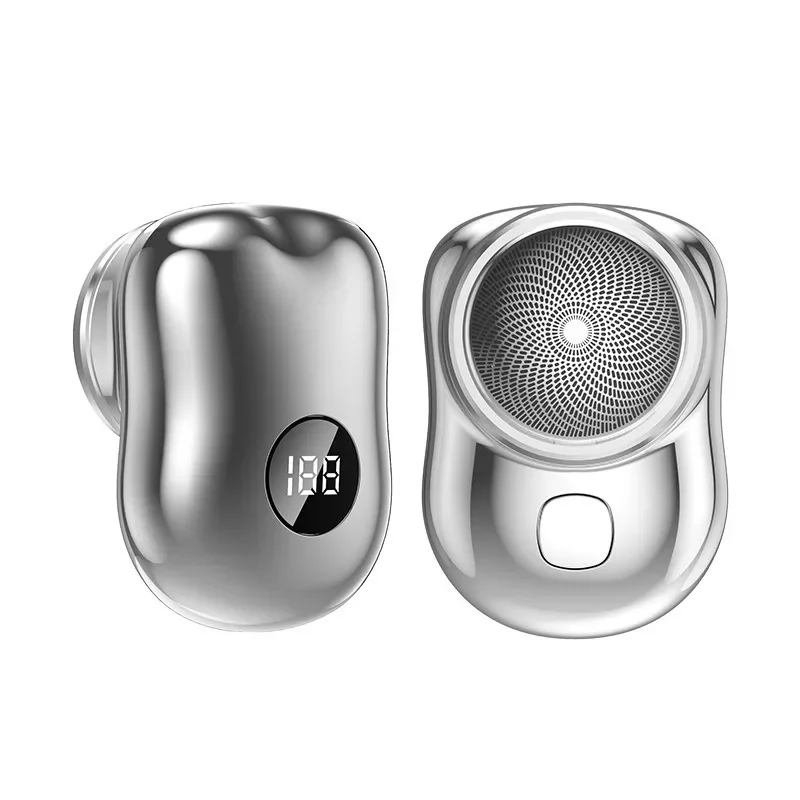 Alat cukur elektrik Mini untuk pria, mesin cukur portabel profesional, alat Dandan ukuran perjalanan Ringkas