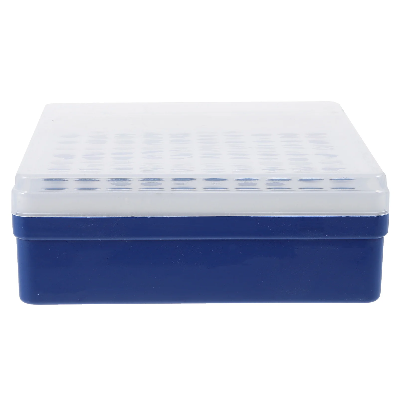 

100 Holes Test Tubes Storage Box Reusable Centrifuge Tube Holder Laboratory Organizer Sampling Tube Case Test Tubes Box