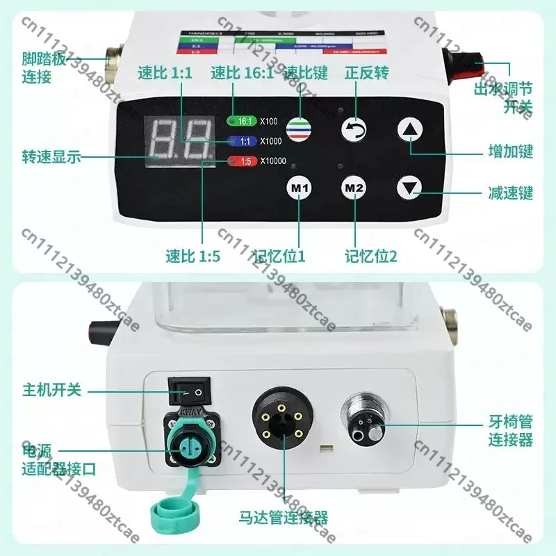 Brushless Dental Electric Motor Universal Contra Angle High Low Speed Handpiece Dental Instrument
