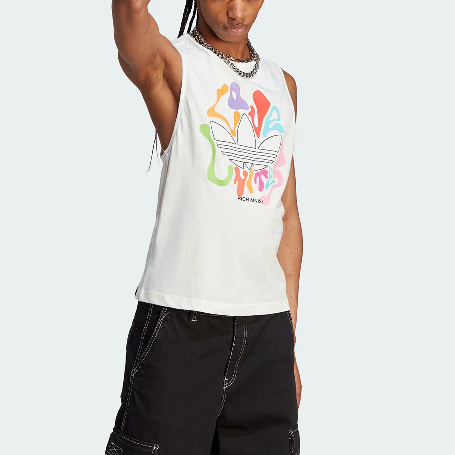 

Adidas genuine Summer Trefoil Men's Casual Sport Vest T-shirt IU0056