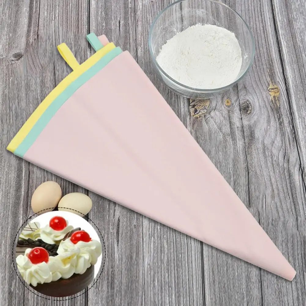 Pastry Bag Foldable Storage Piping Bag Food Grade 12/14/18 Inches Confectionery Cream Pastry Bag Durable Kitchen Supplies