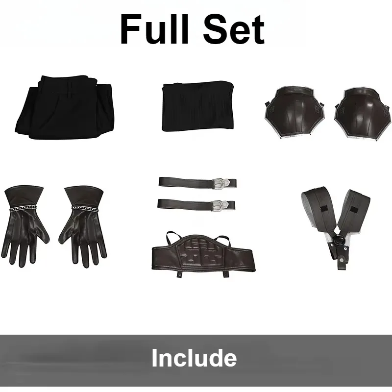 لعبة فاينل فانتسي السابع كريزس كور زاك فير كلاود ستريف أزياء تنكرية زي موحد مجموعة كاملة بدلات المعركة ملابس الحفلات