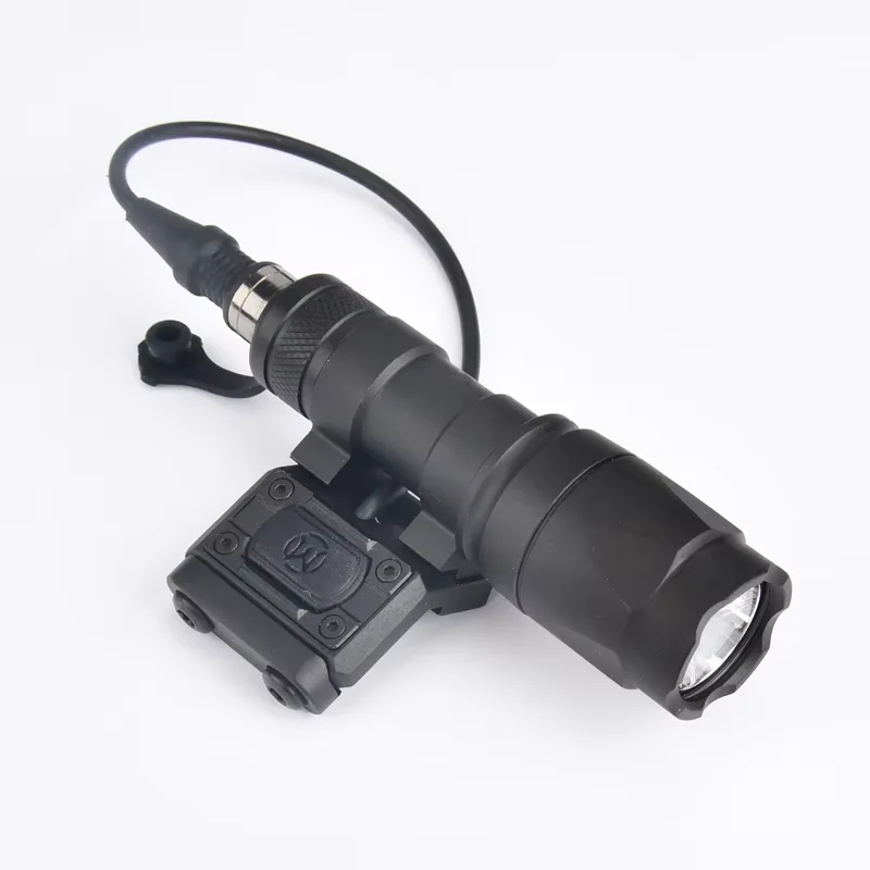 WADSN Tactical Surefire M600 M300 Airsoft Flashlight Scout Light Modbutton Switch Mlok Keymod Rifle White LED Hunting Weapon Lamp