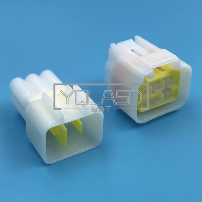 1 Set 6 Way FW-C-6M-B FW-C-6F-B Waterproof Electrical Socket AC Assembly Door Glass Lifter Wiring Plug For Cars