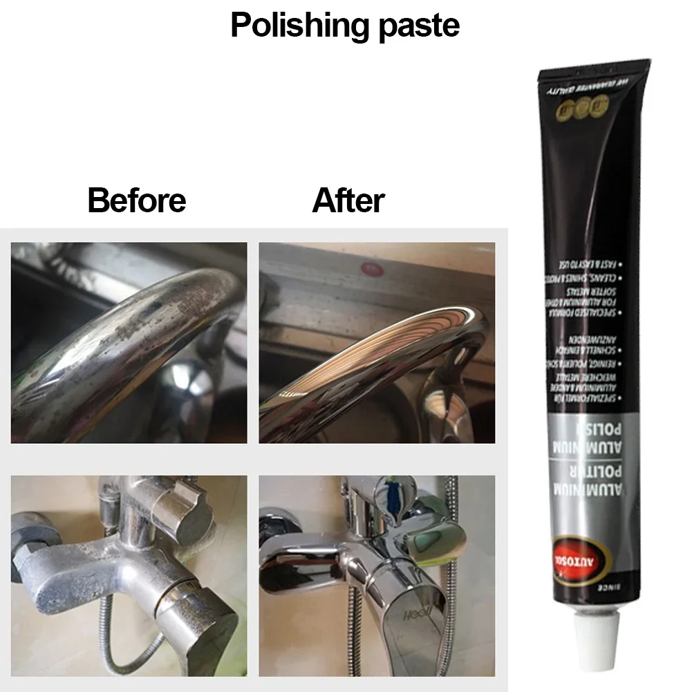 50/100g Metal Polish for Chrome Copper Alumium Brass And More Polishing Paste Clean Metal Surfaces of Rust Scale Grease Spots