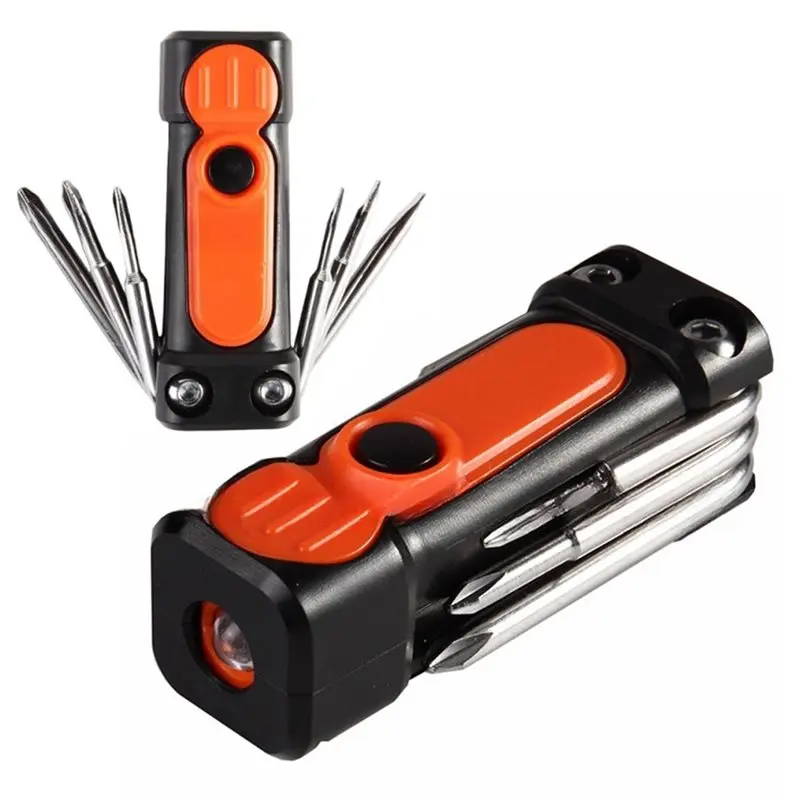 ABUG-SL3 SL4 SL5 PH0 PH1 PH2 Portable Screwdriver Tool With Worklight Flashlight DIY Professional Repair Hand Tool