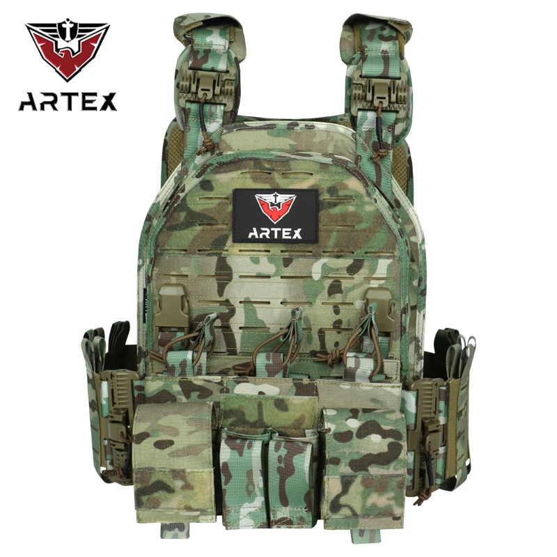 

Artex Tactical Vest Outdoor Hunting Protective Adjustable Airsoft Carrier Combat Army Equipment
