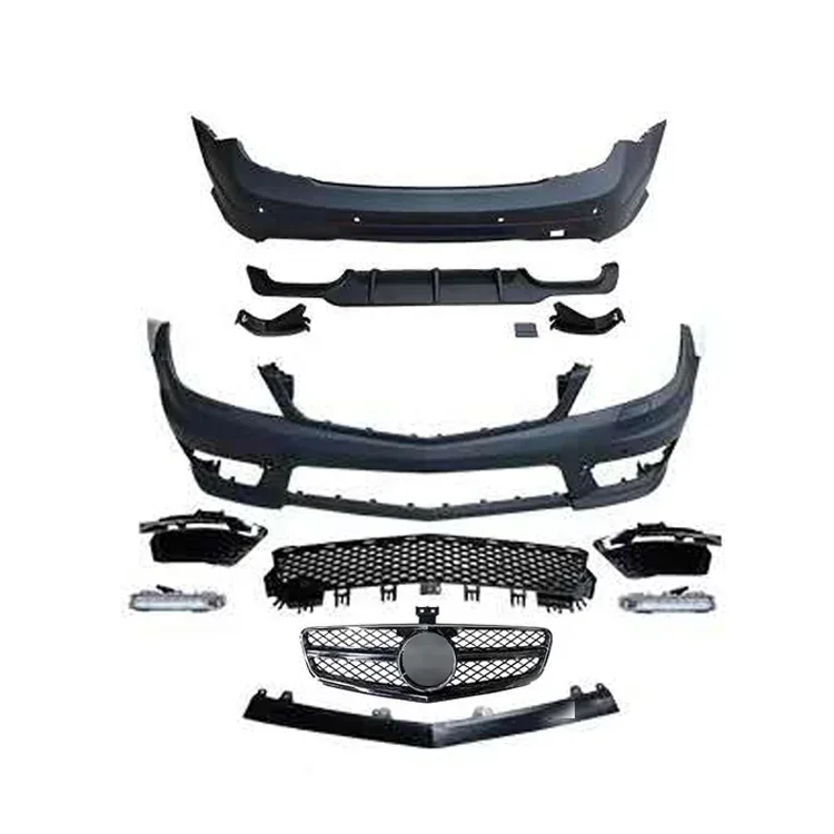 

Modified C63 AMG style car parts body kit car bumper for benz C-class W204 coupe body kit