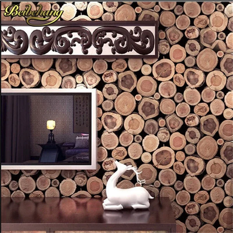 

beibehang papel parede Luxury 3D Wood Print Wallpaper Roll Mural Wallpapers Fashion Wall Decals of Wall Paper Waterproof