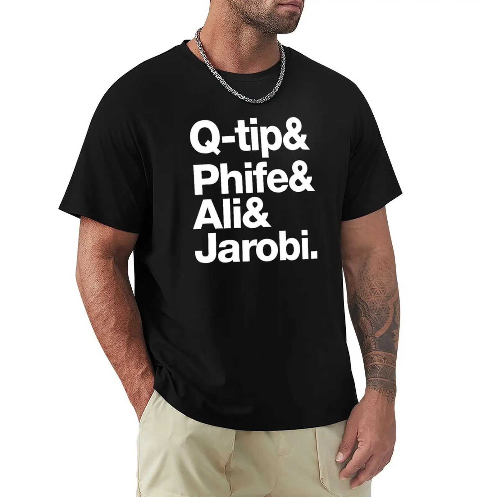Q-tip, Phife,Ali and Jarobi Tribe Called Quest T-Shirt man graphic t shirt T-Shirt