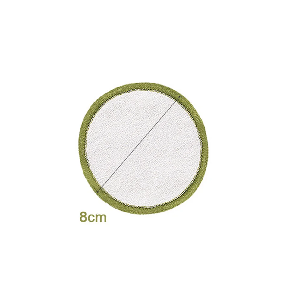 

16pcs Bamboo Fiber Makeup Remover Reusable Face Cleansing Pads Washable Facial Pads For Sensitive Dry Oily Skin Travel Gym Use