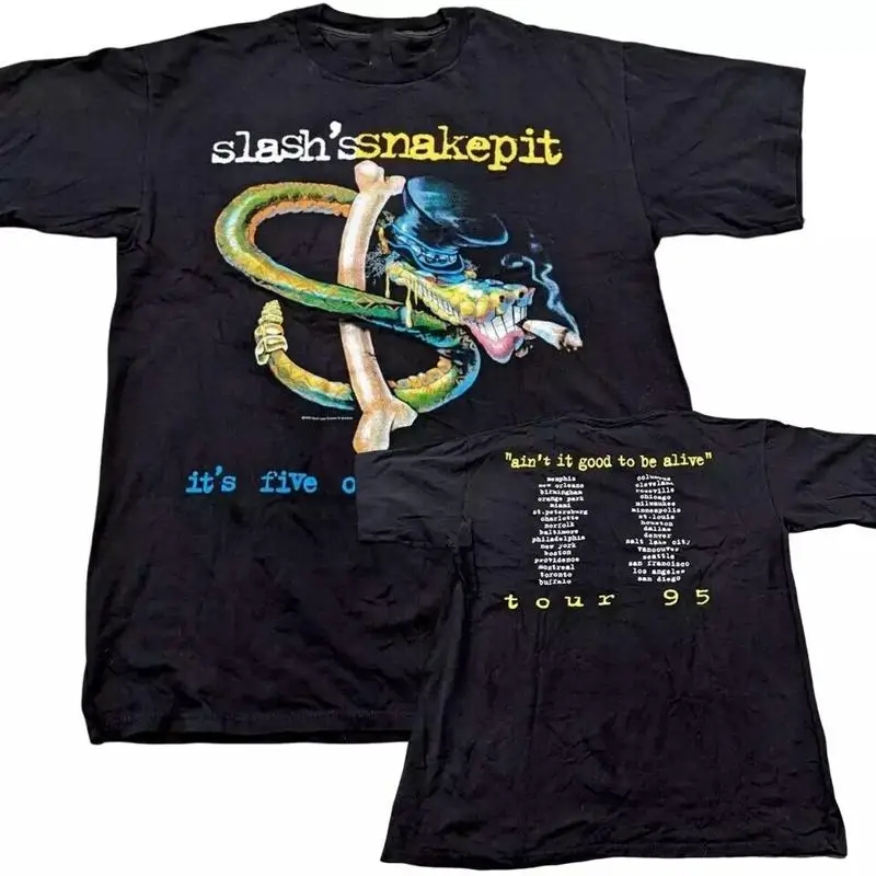 Slash Äôs Snakepit Band Ain't It Good To be Alive T Shirt Full Size S 5XL FH288
