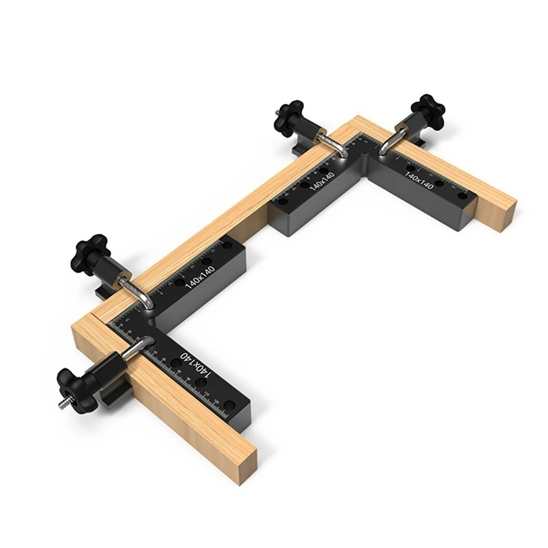 Woodworking Jigsaw Puzzle Fixed Square Woodworking Square L-Foot Aluminum Alloy Right-Angle Positioning Tool Accessories