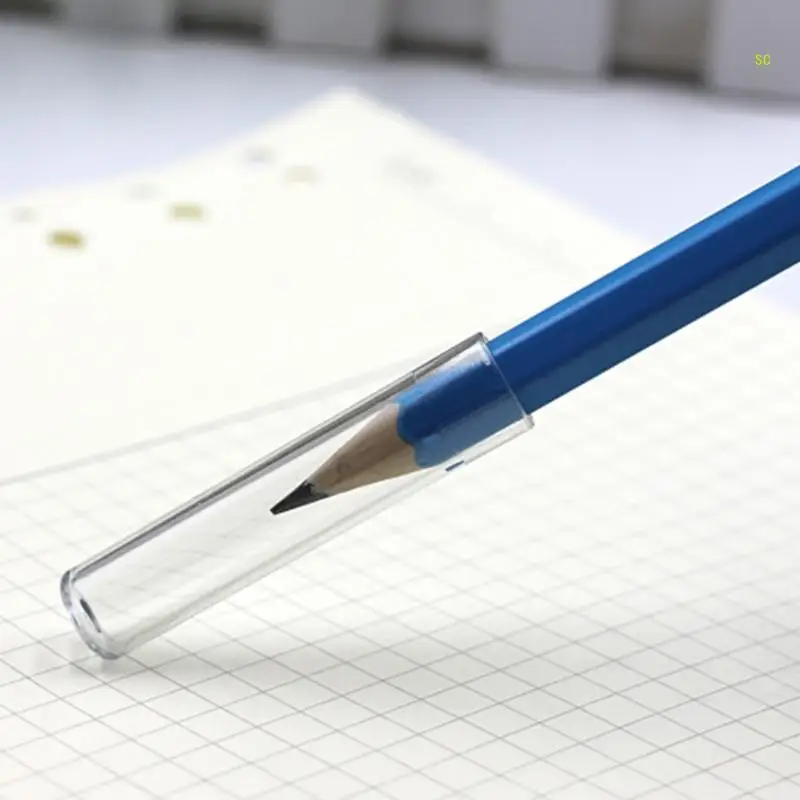 18 шт., пластиковые топперы для карандашей, прозрачные колпачки для карандашей, чехлы для кончиков ручек, прозрачные топперы для