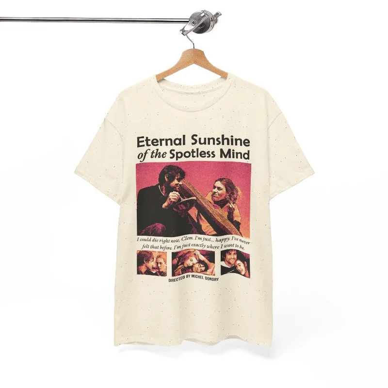 Eternal Sunshine of the Spotless Mind T-Shirt, Michel Gondry Film Fan Gift unisex Loose and Breathable cotton T-shirt Top