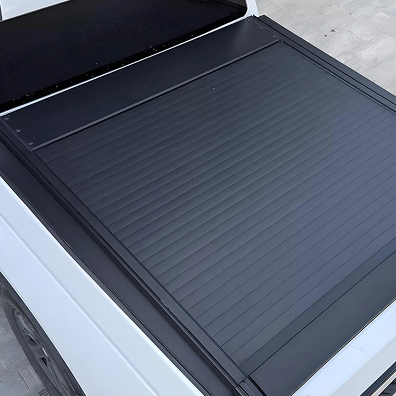 Seamless Anti-Theft Waterproof Electric Roller Lid up Pick up Truck Aluminium Alloy Tonneau Cover for Nissan Titan 2020+ 2