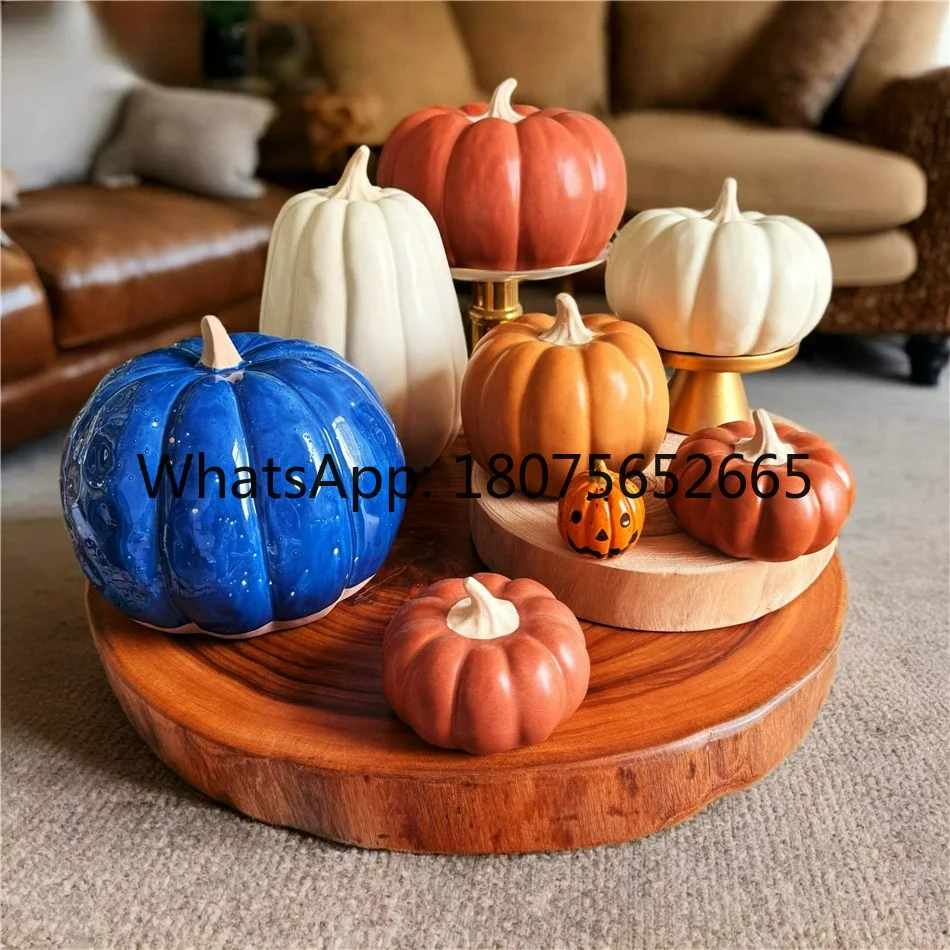 Pumpkin ornaments halloween decoration holiday gifts home decoration seasoning bottle
