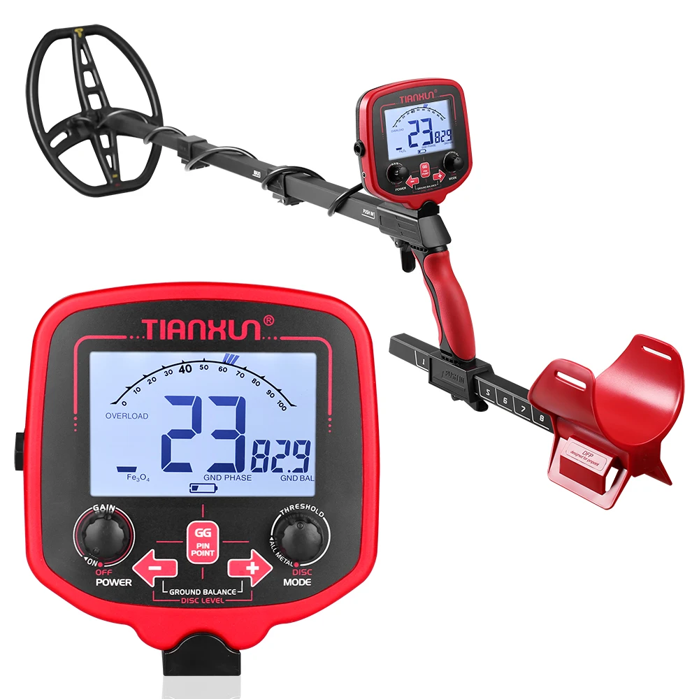 004 Tianxun Tx 850 Waterproof Underground Professional Metal Detector TX-850 Gold Detector