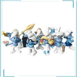 Jakks Smurfing Gargamel Smurfettes Papa Smurfes Action Figures Cartoon Blue Elf Model Toy Collectible Ornaments Children's Gifts