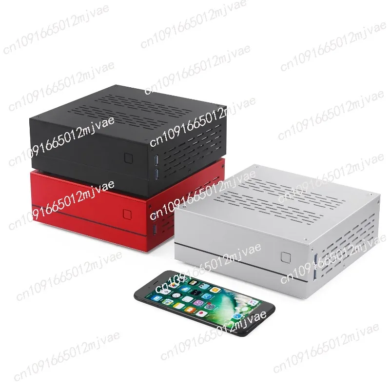 

A01 Portable aluminum alloy glass 17 * 17 ITX main board computer case 55mm lower pressure radiator