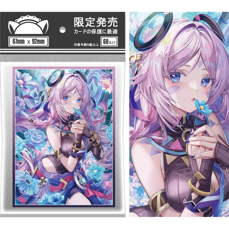 

60pcs/set Genshin Impact Citlali Flash Card Sleeve PTCG Anime Game Collection Card Protective Cover Gift Toy 67*92mm