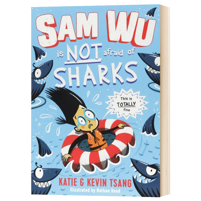 

Sam Wu is NOT Afraid of Sharks novels, Children's books aged 6 7 8 9 English books, 9781405287524