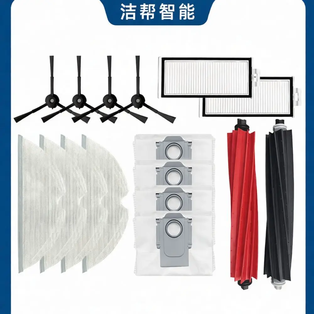 Premium Accessories For Roborock Q5 Pro Q8 Max Robot Vacuum Cleaner Parts Main Brush Filter Mop Cloth Dust Bag Supplies