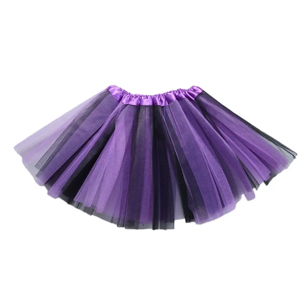 

Summer Rainbow Tutu Skirt Tulle Colorful Princess Skirt Netting Dance Pettiskirt Kids Girls