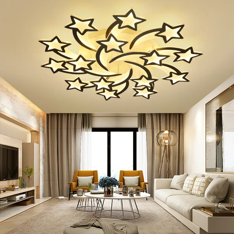 Modern LED bedroom study living room star ceiling lamp corridor balcony chandelier hotel restaurant lighting