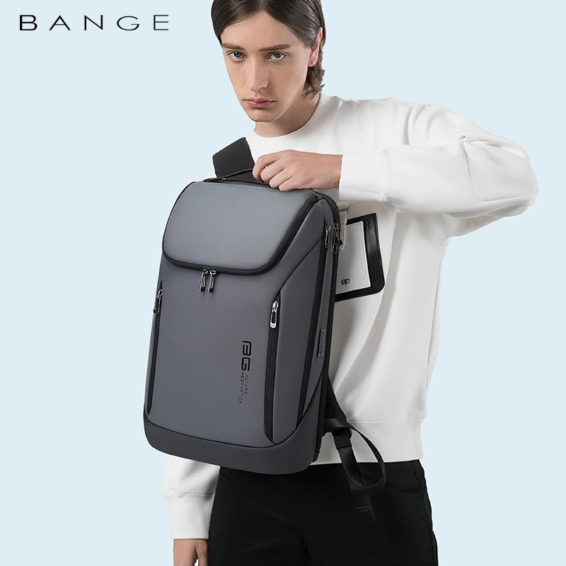 High quality Slim Laptop Backpack Men 15.6 inch Office Work Men Backpack Business Bag Unisex Black Male Backpack