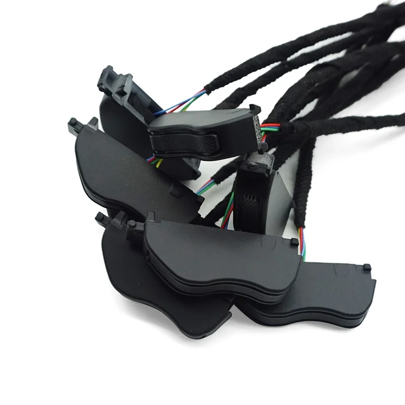BEDW-For 4KD862533 Front Cup Holder Assembly Water Cup Holder Multi-Color Ambient Light Wiring Harness For  A6 C8 2019-23