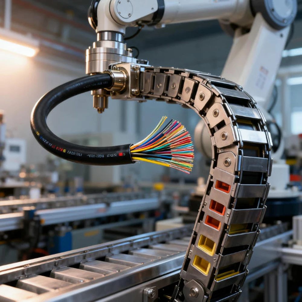 

Super Soft Drag Chain Cable TRVV2 Core 2core * 0.5 0.75 1 Square High Speed Movement Line Towline Special Cable Pure Copper Wire