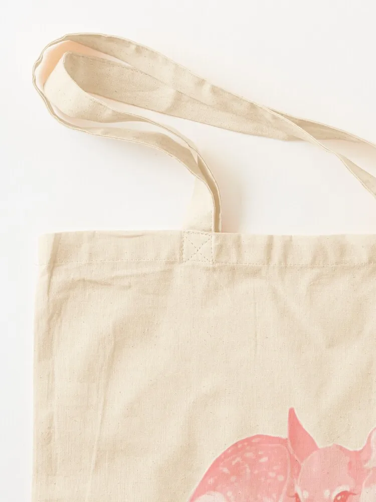 Pink fawn Tote Bag large size bags bags luxury women Shopper tote bag canvas