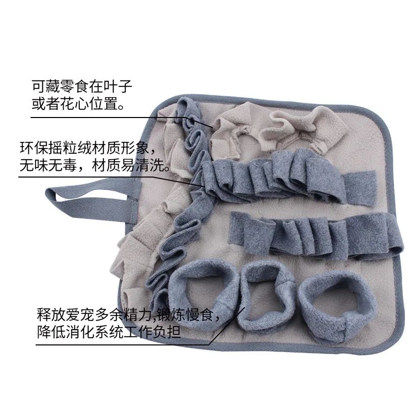 الكلاسيكية رمادي الهامستر أرنب الحيوانات الأليفة عدم الانزلاق الصوف استهلاك الطاقة التدريب العلف استنشاق الوسادة