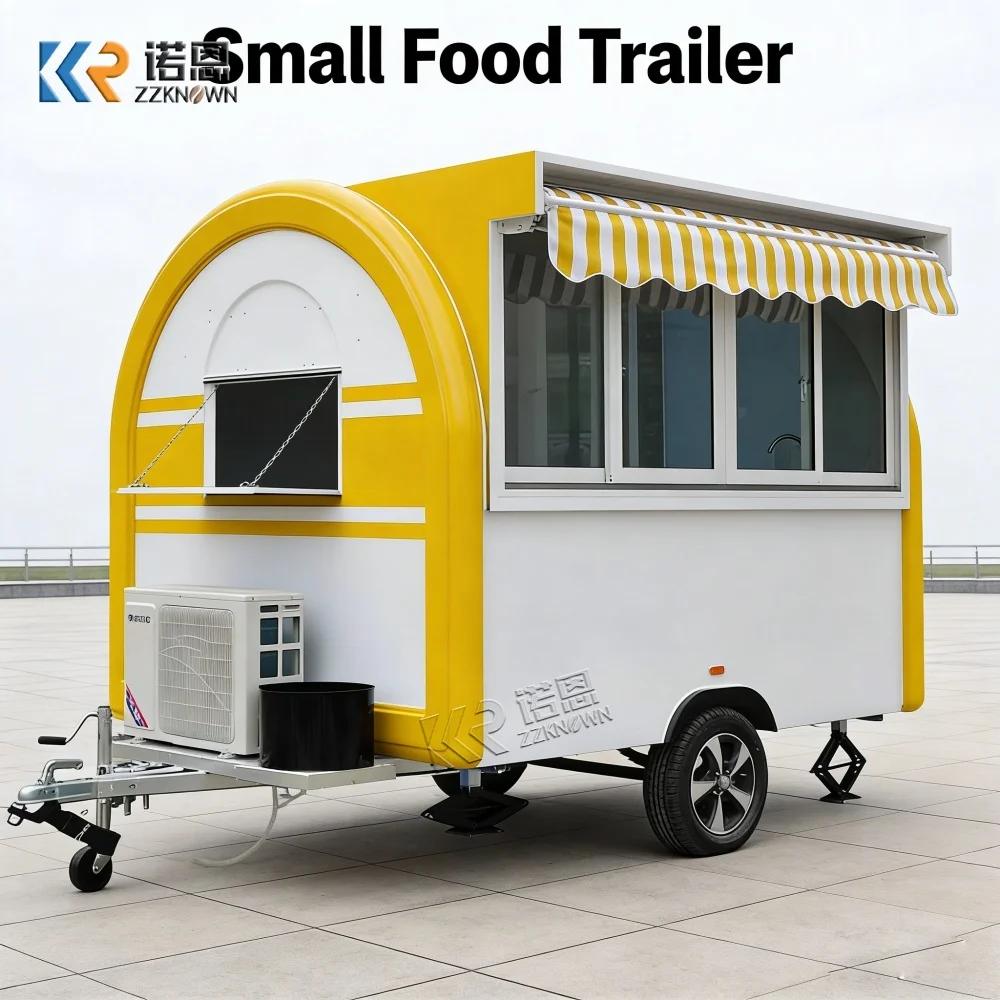 

Commercial Mobile Kebab Food Truck Snack Fast Food Trailer Mobile Kitchen Catering Cart Street Vending Cart for Sale USA