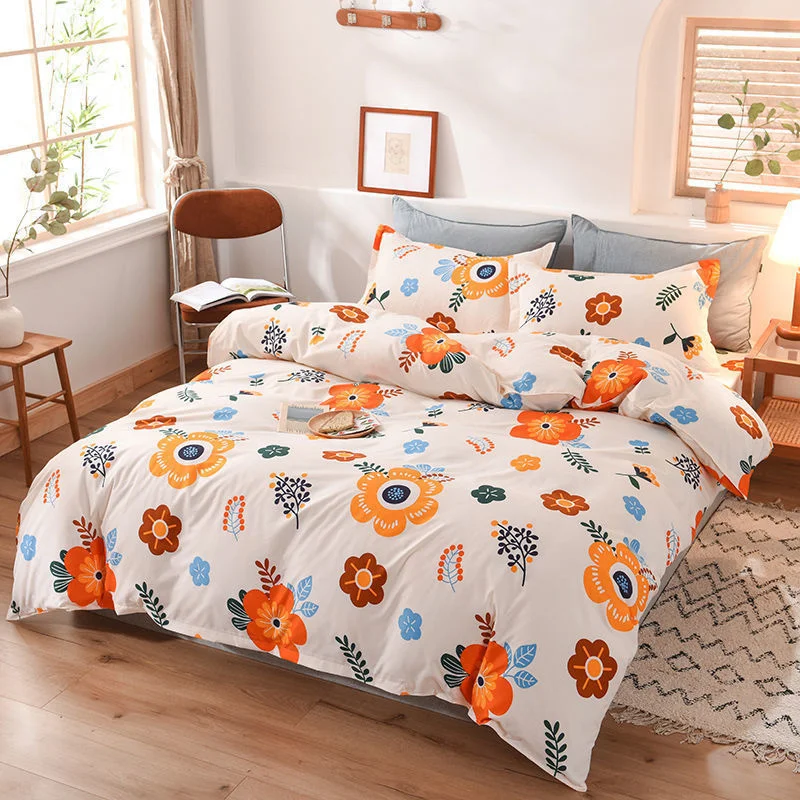 Southern Life Autumn And Winter Washed Cotton Quilt Cover Single Piece Quilt Cover Single Double Quilt Cover College Student